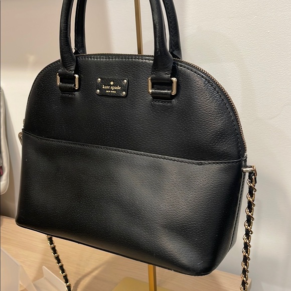 Kate Spade Black Leather Handbag - Picture 2 of 7